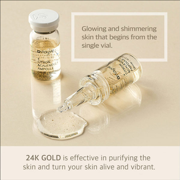 Stayve Citron & Calendula Soothing Ampoule – Hydrating Booster for Dry & Sensitive Skin - Image 2