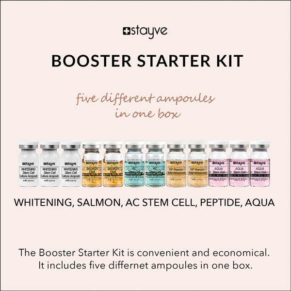 Stayve Booster Starter Kit – Micro-Needling Serum Set for Skin Whitening & Regeneration - BOOSK - Image 2