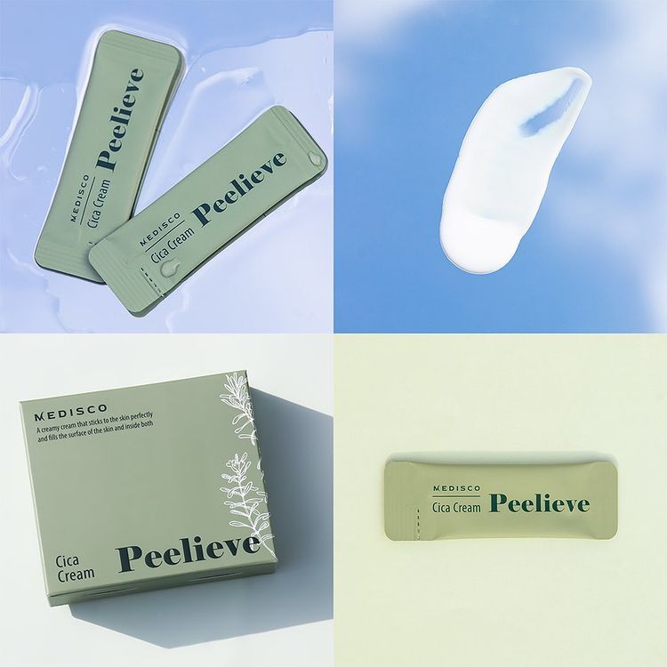 Medisco Peelieve Cica Cream 30 pcs x 2 ml – Lightweight Post-Treatment Skin Repair & Moisturizing Cream MPCC - Image 2
