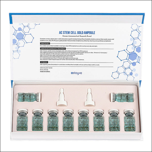 Stayve Anti Acne Stem Cell Gold Booster Serum – Acne Treatment & Skin Repair - Image 2