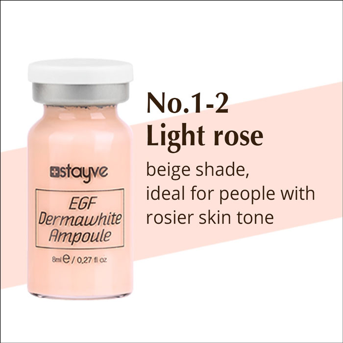 Stayve BB Glow Ampoule Light Rose 1-2 (10pcsx8 ml)– Korean Micro-Needling Serum for Rosy Skin - Image 2