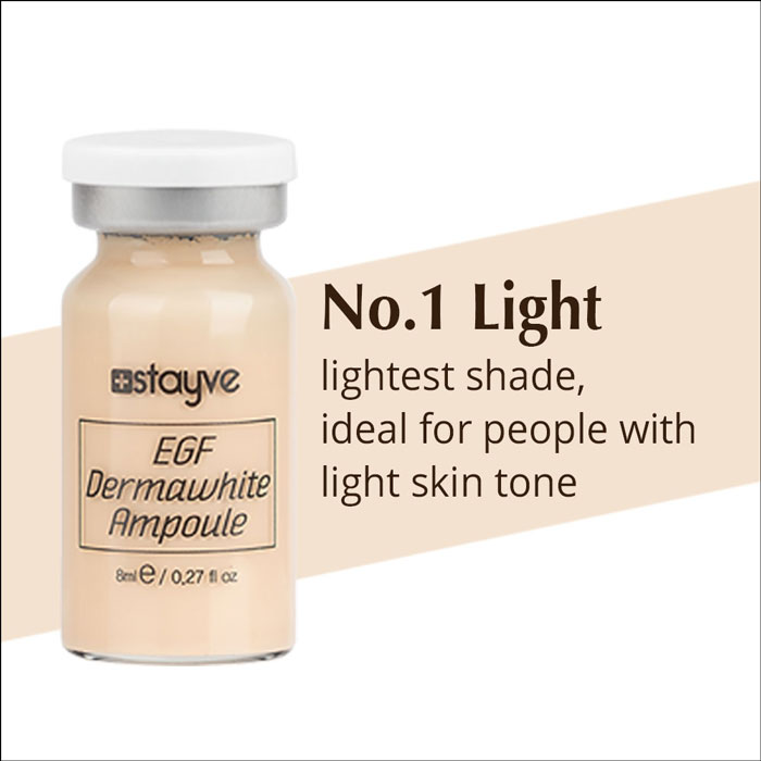 Stayve Korean BB Glow Ampoule 1 Light ( 12pcs x 8 ml )– Microneedling Serum for Fair Skin - Image 3
