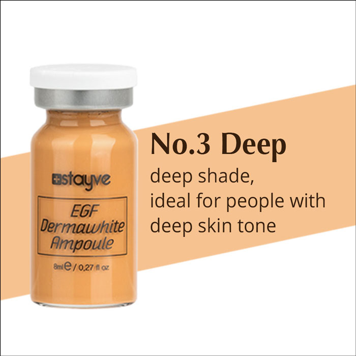 Stayve BB Glow Ampoule 3 Deep (10pcsx8 ml)– Korean Serum for Tanned & Bronze Skin - Image 2