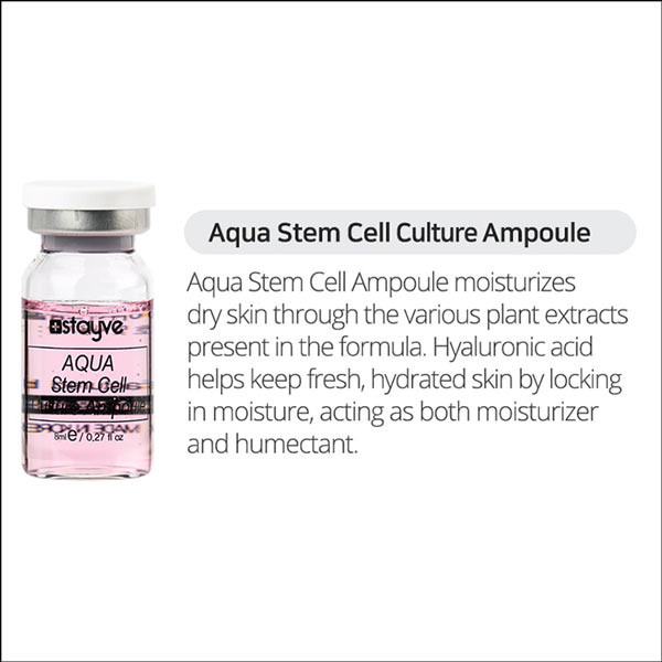 Stayve Aqua Stem Cell Culture Ampoule – Hydrating & Skin Renewal Serum - Image 4