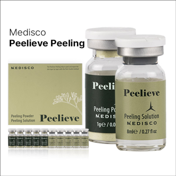 Medisco Peelive peeling (Powder + Solution) – Advanced Skin Renewal Chemical Peel for Acne & Large Pores MPP