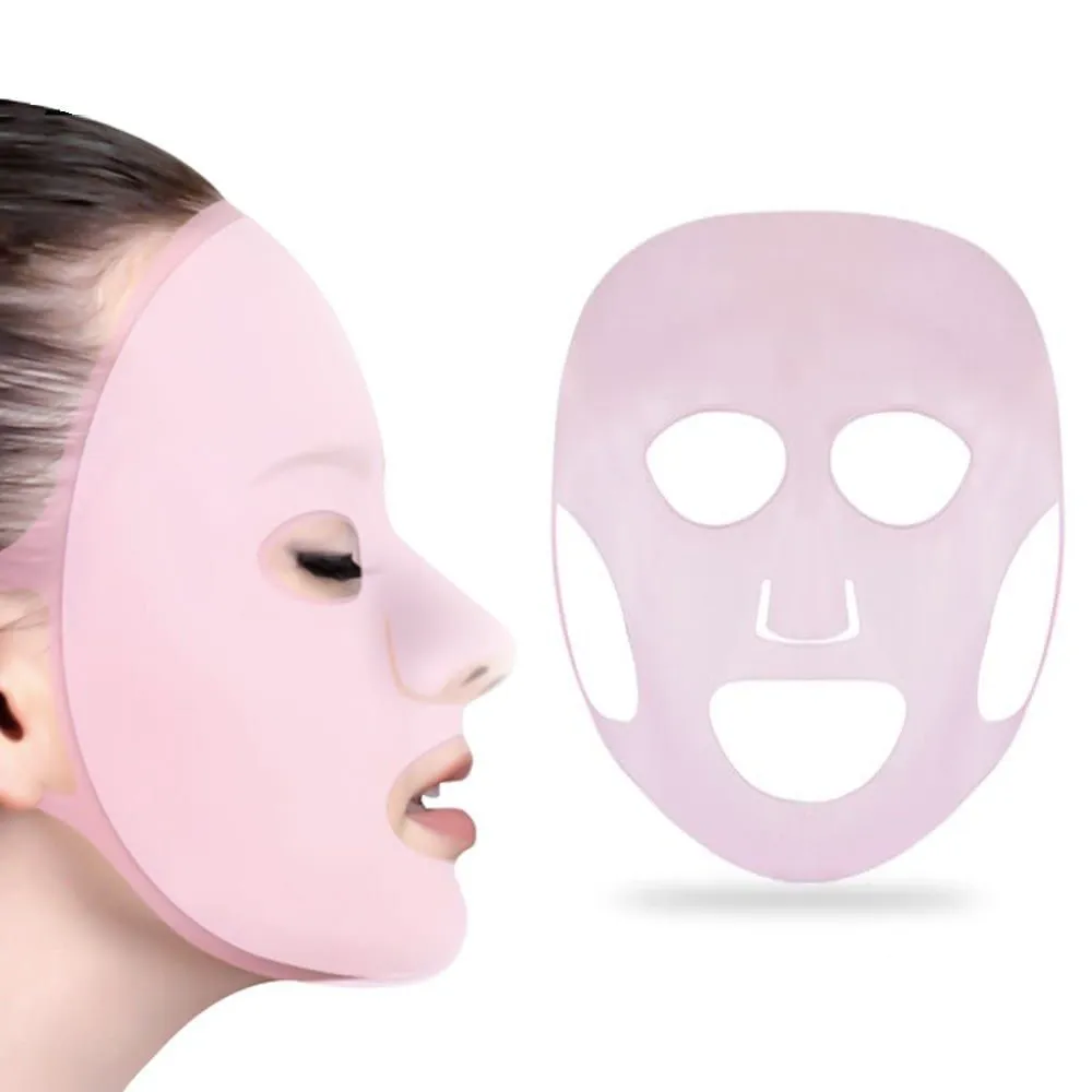Reusable Silicone Face Mask Cover 1pc– Moisturizing Anti-Evaporation Beauty Tool for Sheet Masks DSM - Image 3