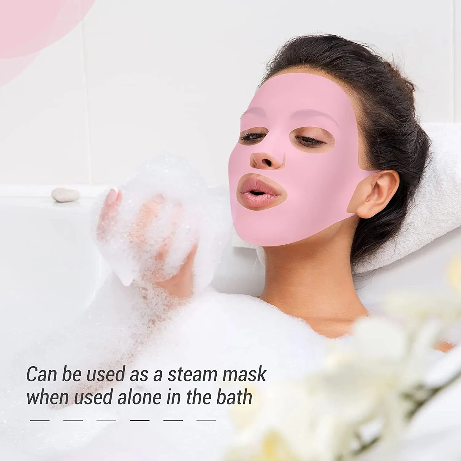 Reusable Silicone Face Mask Cover 1pc– Moisturizing Anti-Evaporation Beauty Tool for Sheet Masks DSM - Image 4