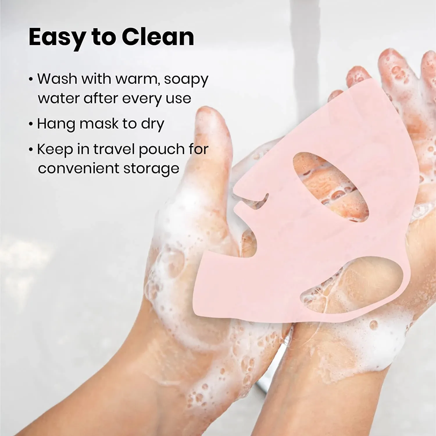 Reusable Silicone Face Mask Cover 1pc– Moisturizing Anti-Evaporation Beauty Tool for Sheet Masks DSM - Image 6