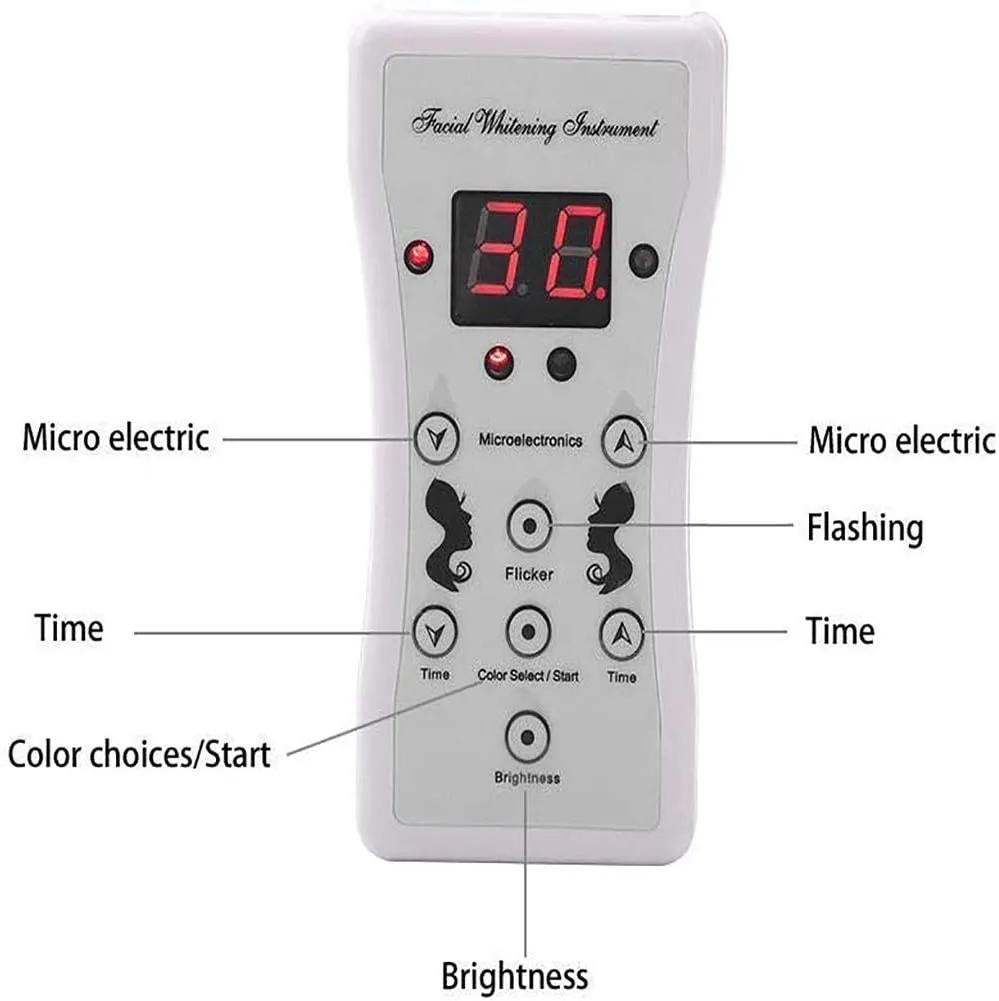 7 Color LED Mask for Face And Neck Light Skin Rejuvenation Lamp BLEDLAMP - Image 5