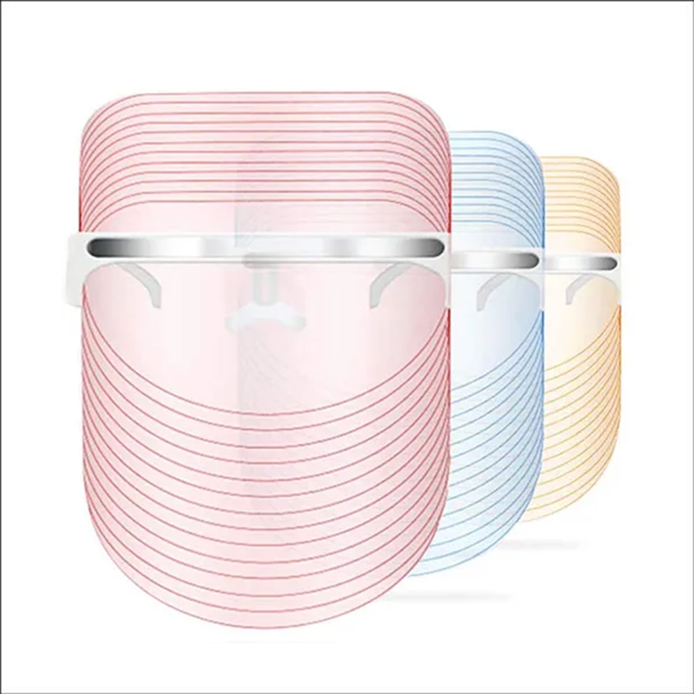 LED Face Mask 3 Color Photon Skin Care Mask SMASK