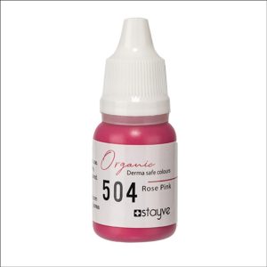 Stayve 504 Rose Pink Organic Lip Pigment 10ml SRP504