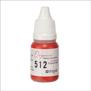 Stayve 512 Flame Red Organic Lip Pigment 10ml SFR512
