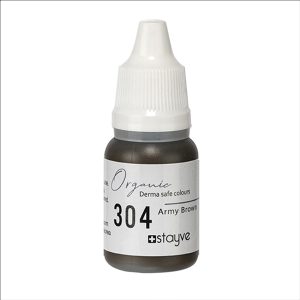 Stayve 304 Army Brown Organic Eyebrow Pigment 10ml SAB304