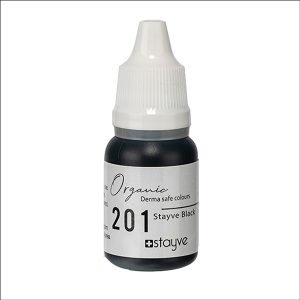 Stayve 201 Black Organic Microblading Eyeliner Pigment 10ml SB201